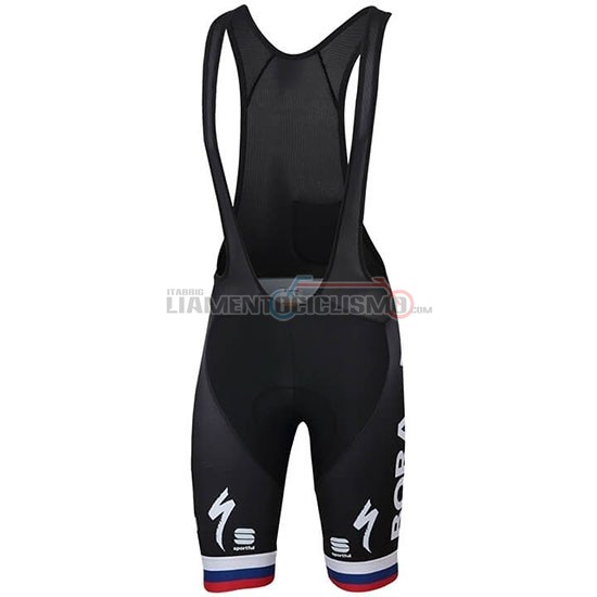 Abbigliamento Ciclismo Bora Campione Slovacchia Manica Corta 2019 Bianco